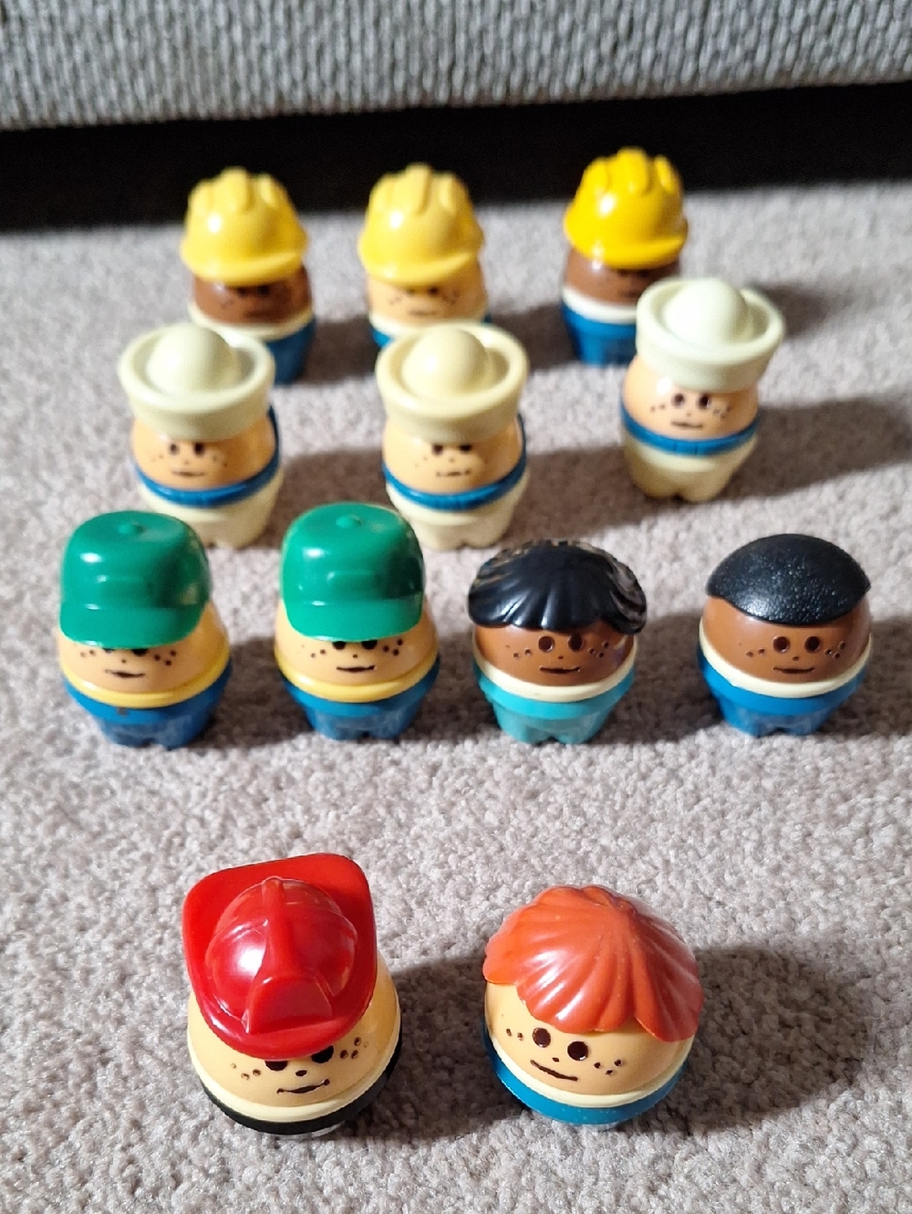 Vintage Fisher-Price Little People Multicolor Figures - Set of 12